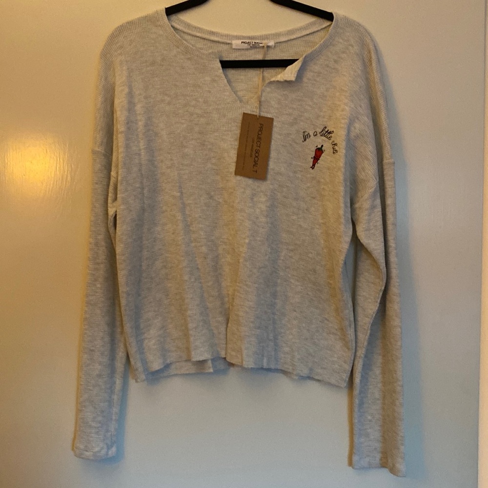 NWT Project Social T long sleeve size medium